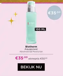 ICI Paris XL Biotherm Aquapower Advanced Gel Moisturizer aanbieding