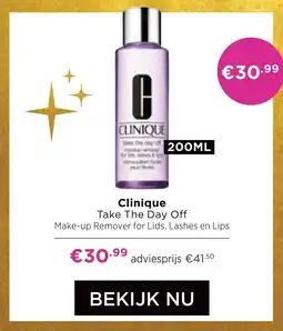 ICI Paris XL Clinique Take The Day Off Make-up Remover for Lids, Lashes en Lips aanbieding