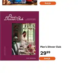 The Read Shop Pien's Dinner Club aanbieding
