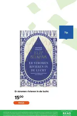 The Read Shop Er stromen rivieren in de lucht aanbieding