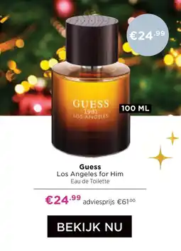 ICI Paris XL Guess Los Angeles for Him Eau de Toilette aanbieding