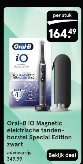 Etos Oral-B IO Magnetic elektrische tanden-borstel Special Edition aanbieding