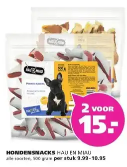 Ranzijn HONDENSNACKS HAU EN MIAU aanbieding