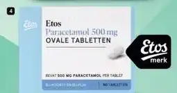 Etos Ovale tabletten 500 mg 50 stuks aanbieding