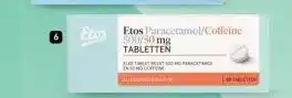 Etos Coffeïne 500/50 mg 50 stuks aanbieding