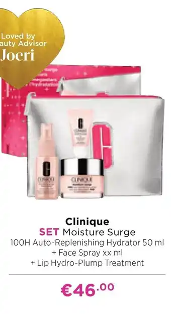 ICI Paris XL Clinique SET Moisture Surge aanbieding