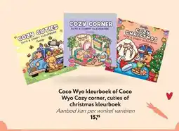 Primera Coco Wyo kleurboek of Coco Wyo Cozy corner, cuties of christmas kleurboek aanbieding