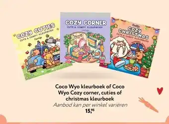 Primera Coco Wyo kleurboek of Coco Wyo Cozy corner, cuties of christmas kleurboek aanbieding