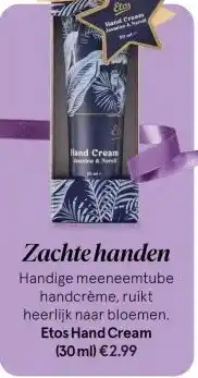 Etos Etos Hand Cream (30ml) aanbieding