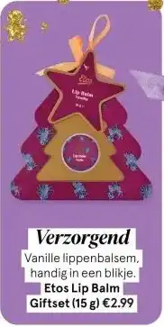 Etos Etos Lip Balm Giftset (15 g) aanbieding