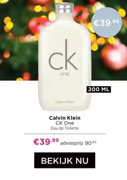 ICI Paris XL Calvin Klein CK One Eau de Toilette aanbieding