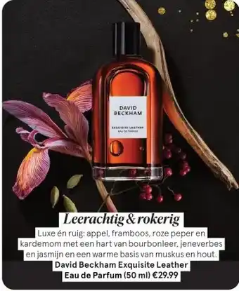 Etos David Beckham Exquisite Leather Eau de Parfum (50 ml) aanbieding