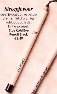 Etos Etos Kohl Eye Pencil Black aanbieding