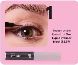 Etos Etos Liquid Eyeliner Black aanbieding