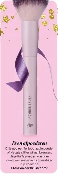 Etos Etos Powder Brush aanbieding
