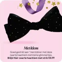 Etos BiSjU Hair zwarte haarklem met strik aanbieding