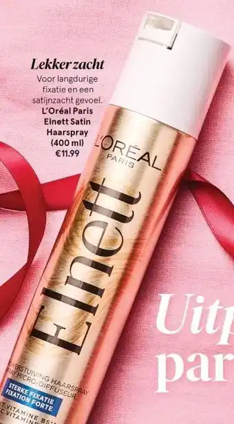 Etos L'Oréal Paris Elnett Satin Haarspray (400 ml) aanbieding