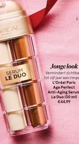 Etos L'Oréal Paris Age Perfect Anti-Aging Serum Le Duo (30 ml) aanbieding