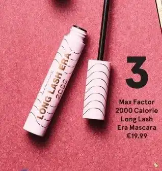 Etos Max Factor 2000 Calorie Long Lash Era Mascara aanbieding