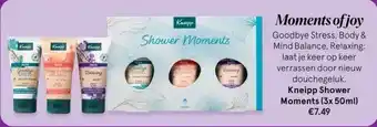 Etos Kneipp Shower Moments (3x 50ml) aanbieding