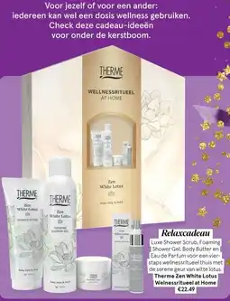 Etos Therme Zen White Lotus Welnessritueel at Home aanbieding