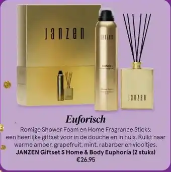Etos JANZEN Giftset S Home & Body Euphoria (2 stuks) aanbieding