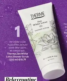 Etos Therme Zen White Lotus Shower Scrub (200 ml) aanbieding