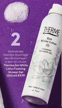 Etos Therme Zen White Lotus Foaming Shower Gel (200 ml) aanbieding