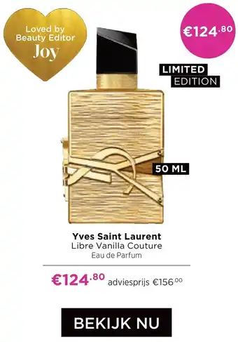 ICI Paris XL Yves Saint Laurent Libre Vanilla Couture Eau de Parfum aanbieding