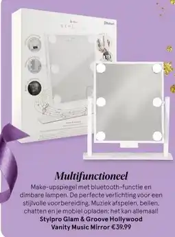 Etos Stylpro Glam & Groove Hollywood Vanity Music Mirror aanbieding