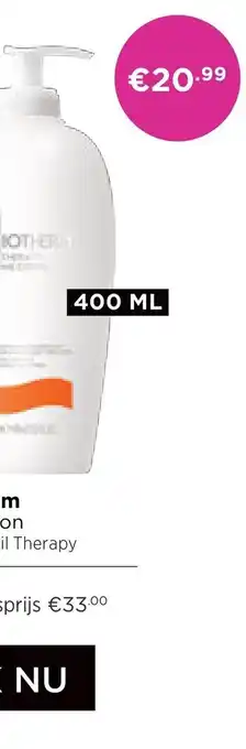 ICI Paris XL Biotherm Bodylotion Oil Therapy aanbieding