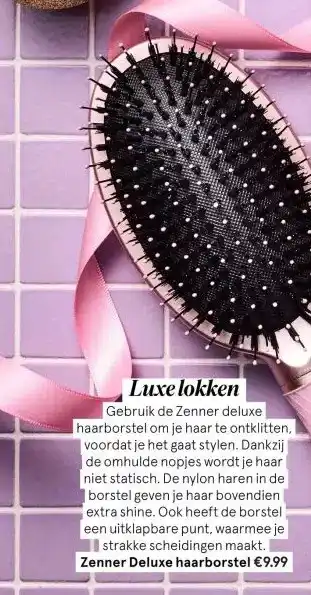 Etos Zenner Deluxe haarborstel aanbieding