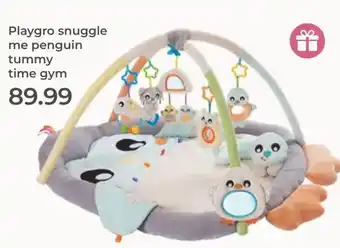 Prenatal Playgro snuggle me penguin tummy time gym aanbieding