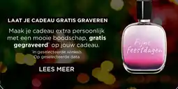 ICI Paris XL Laat je cadeau gratis graveren aanbieding