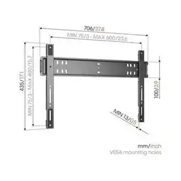 EP Vogels TVM5705 I Platte TV beugel I 401-110 aanbieding