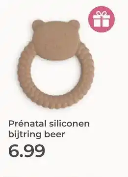 Prenatal Prénatal siliconen bijtring beer aanbieding