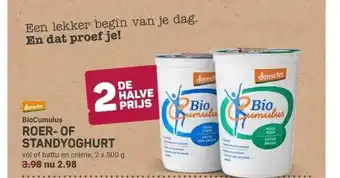 Ekoplaza BioCumulus ROER-OF STANDYOGHURT aanbieding