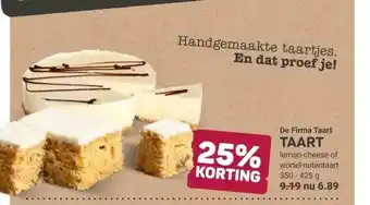 Ekoplaza De Firma Taart TAART aanbieding