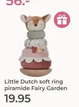 Prenatal Little Dutch soft ring piramide Fairy Garden aanbieding