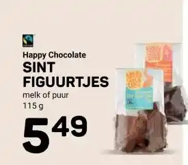 Ekoplaza Happy Chocolate SINT FIGUURTJES aanbieding