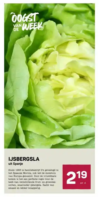 Ekoplaza IJSBERGSLA uit Spanje aanbieding