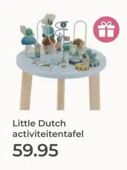 Prenatal Little Dutch activiteitentafel aanbieding