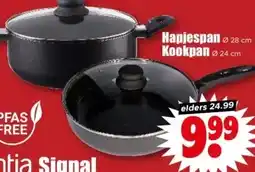 Dirk Hapjespan 28 cm / Kookpan 24 cm aanbieding