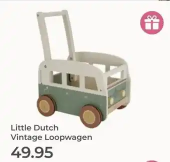 Prenatal Little Dutch Vintage Loopwagen aanbieding