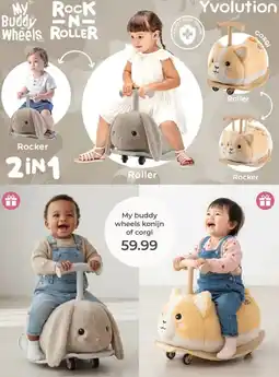 Prenatal My buddy wheels konijn of corgi aanbieding