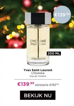 ICI Paris XL Yves Saint Laurent L'Homme Eau de Toilette aanbieding