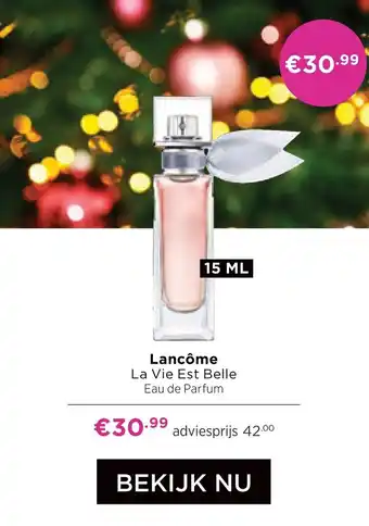 ICI Paris XL Lancôme La Vie Est Belle Eau de Parfum aanbieding