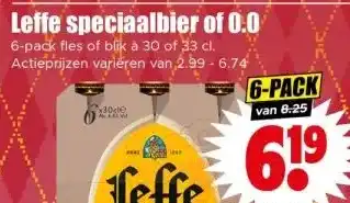 Dirk Leffe speciaalbier of 0.0 aanbieding
