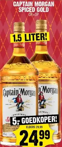 Dirk CAPTAIN MORGAN SPICED GOLD aanbieding