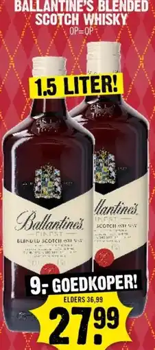 Dirk BALLANTINE'S BLENDED SCOTCH WHISKY aanbieding